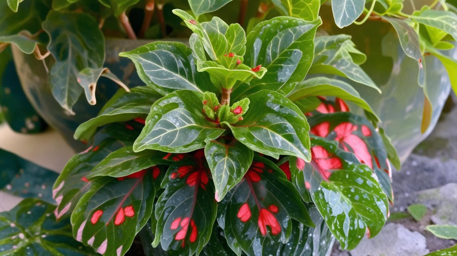 Angel Wing Begonia Lois Burke Rooted Starter Plant
