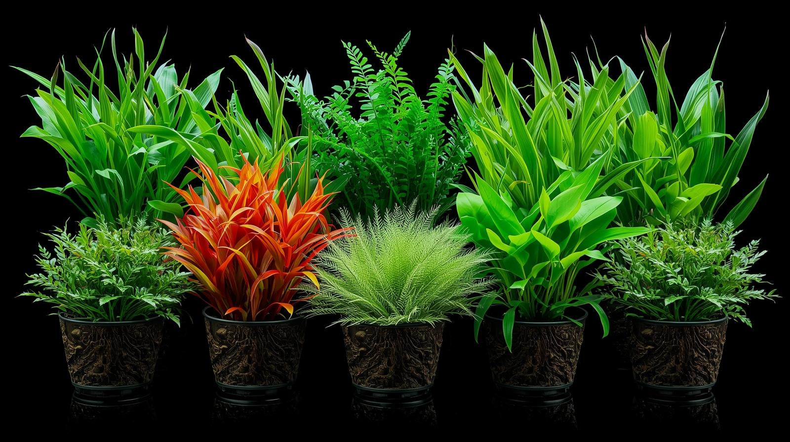 Aquarium Plant Bundle: Ludwigia, Bacopa & Cabomba (18 Stems)