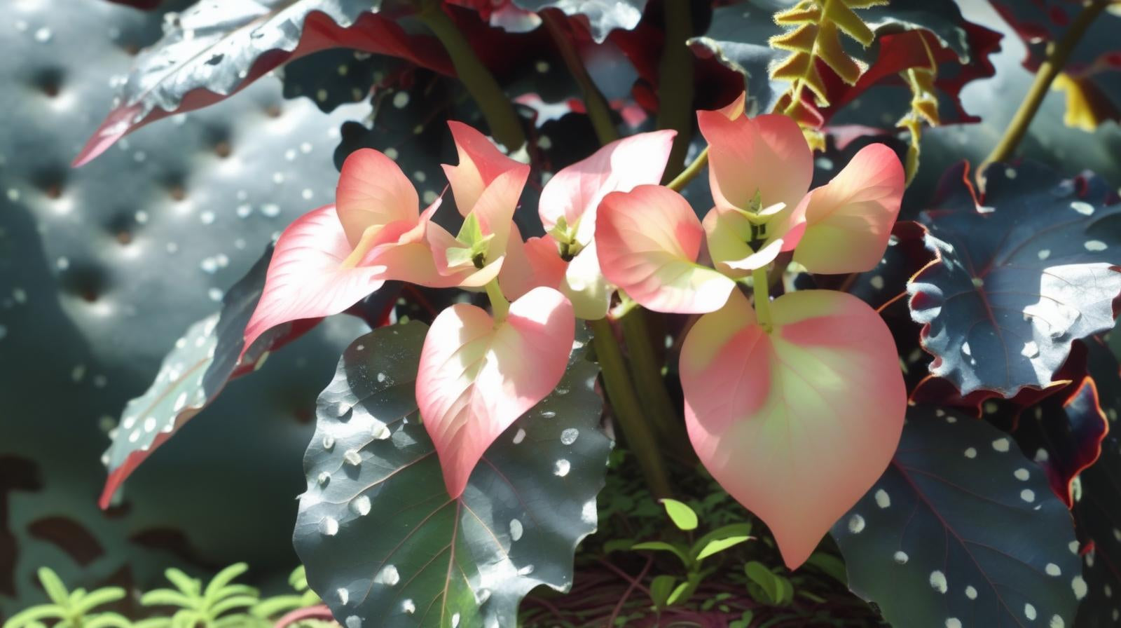 Angel Wing Begonia Fannie Moser Rooted Starter Plant
