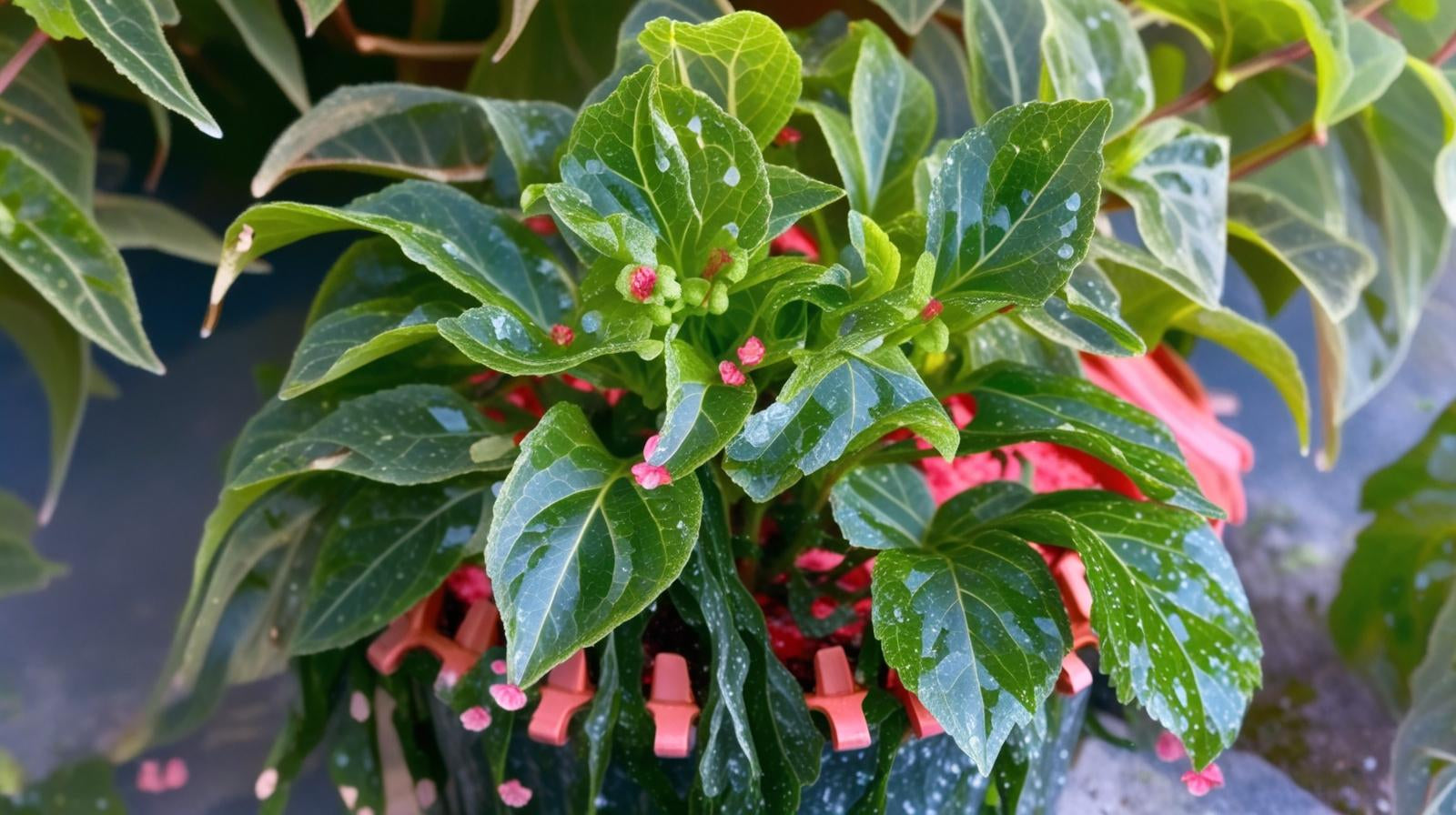 Angel Wing Begonia Lois Burke Rooted Starter Plant