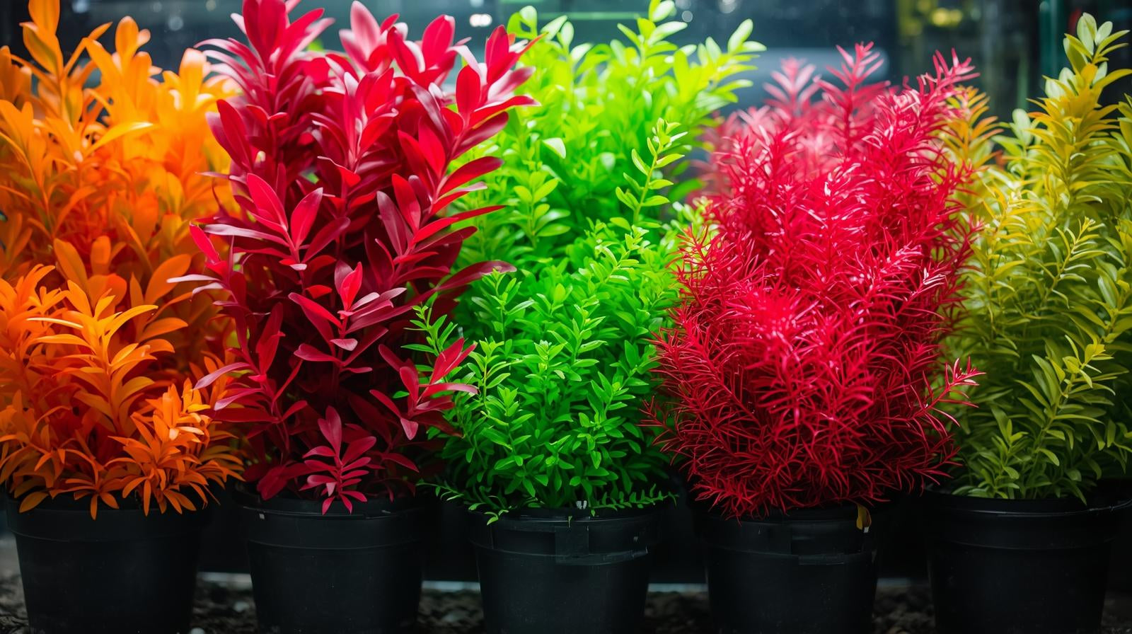 Bright Color Aquarium Plant Bundle – 6 Stunning Live Plants