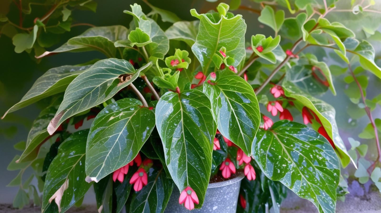 Angel Wing Begonia Lois Burke Rooted Starter Plant