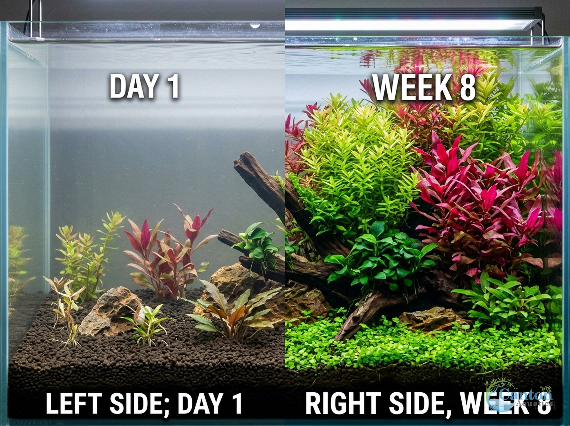 Bright Color Aquarium Plant Bundle – 6 Stunning Live Plants