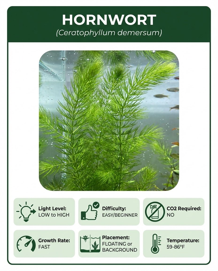 6 Hornwort Bunches