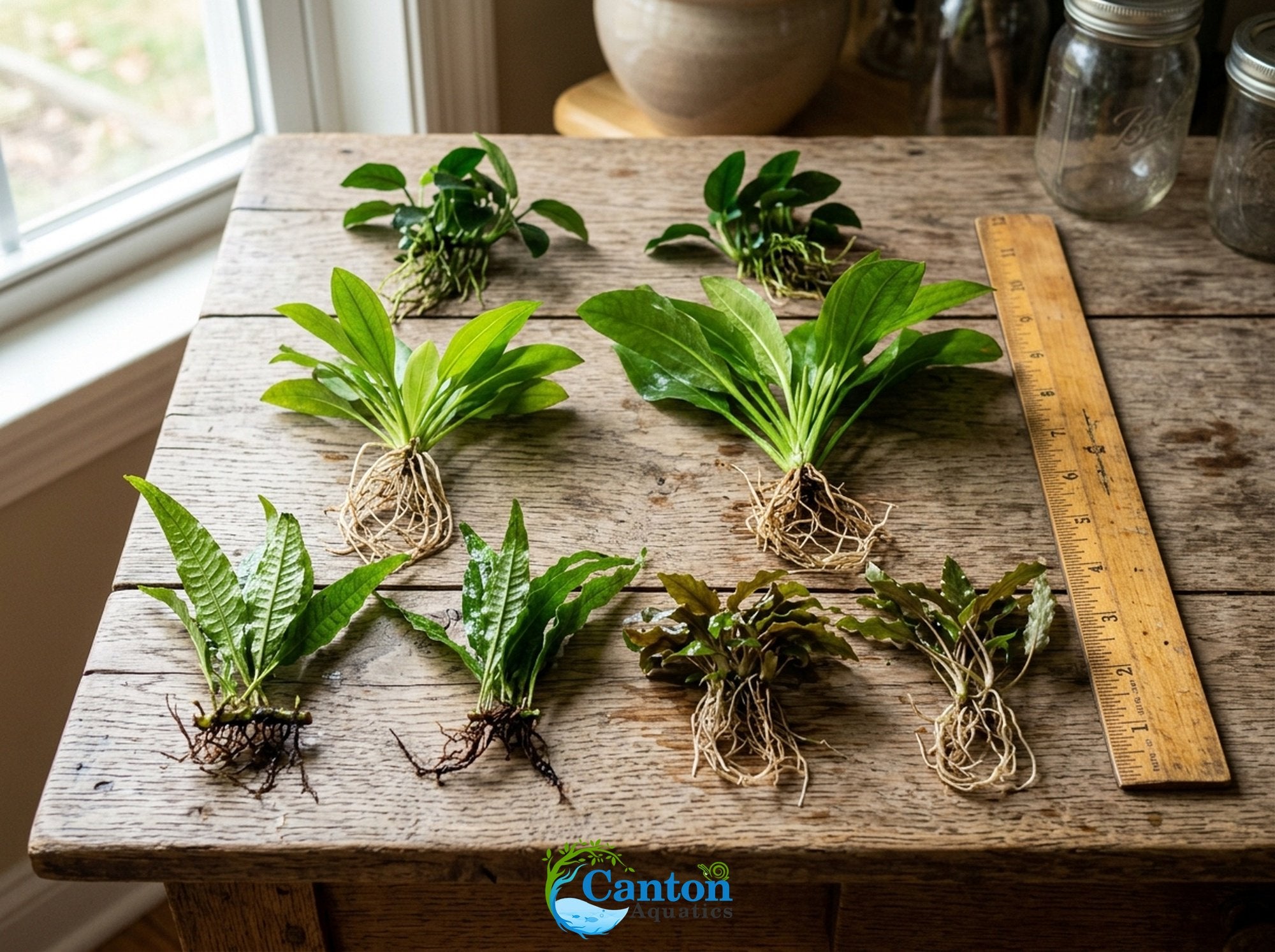 Live Aquarium Plants Essential Bundle - 4 Plants