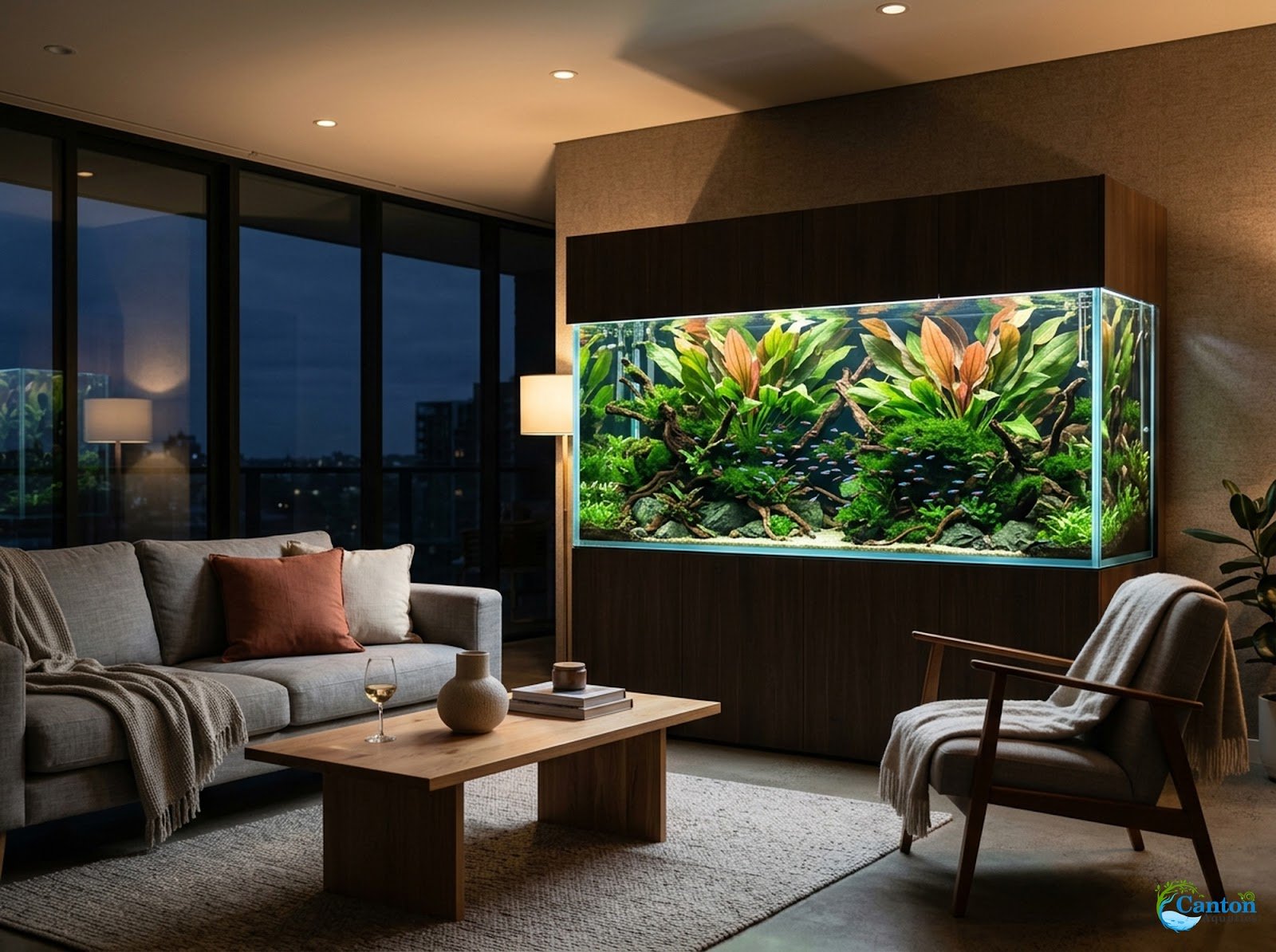 CANTON AQUATICS Live Aquarium Amazon Sword Echinodorus Red Pearl Plant - Natural Cleaning Filter for Water - Long Lasting & Easy to Maintain Aquatic Plants - Suitable for Winter & Summer - 2" Pot